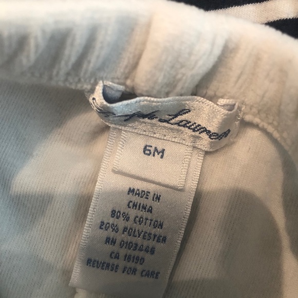 6M Ralph Lauren outfit 🐎🎀 onesie and pants - Picture 3 of 4